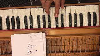 Marg e man roze harmonium tutorial