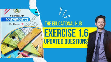 Exercise 1.6 Q2 Updated | New mathematics Class 9 | Q2 | Ex 1.6 #sindh_board | #Karachi Board.