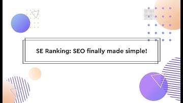 SE Ranking: SEO finally made simple!