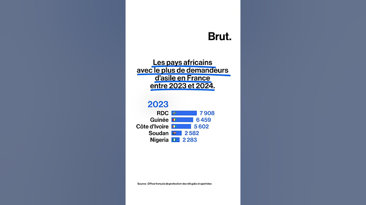 La Guinée, principal pays d’origine des demandeurs d’asile en France