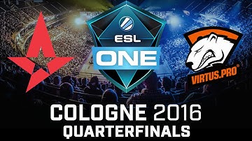 ESL ONE Cologne 2016 | CSGO Highlights | Virtus vs. Astralis | Quarterfinals | G2 of Bo3 | Train
