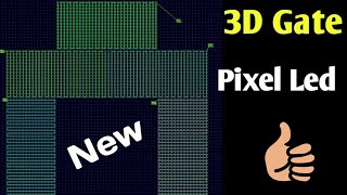 Pixel Led 3D Gate |  Pixel Gate | Pixel Led Light | Atul Light House