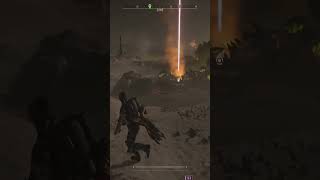 Crashing a bug dinner party #gaming #helldivers2 #shorts #explosion
