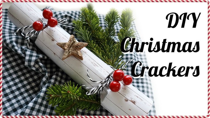 DIY Crackers de Noël ou papillotes avec pétards 