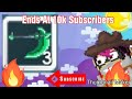 3 apocolypse scythes giveaway ends at 10k subscribers  growtopia
