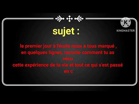 production écrite: la rentrée scolaire إنشاء حول الدخول المدرسي