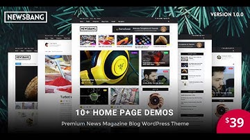 Newsbang - News Magazine and Blog WordPress Theme | Themeforest Website Templates and Themes