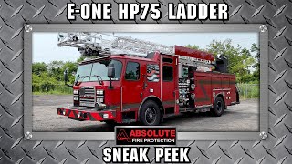 E-ONE HP75 LADDER SNEAK PEEK