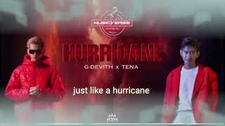 HURRICANE - G DEVITH ft TENA - ភ្លេងសុទ្ធ [ LYRICS KARAOKE ]
