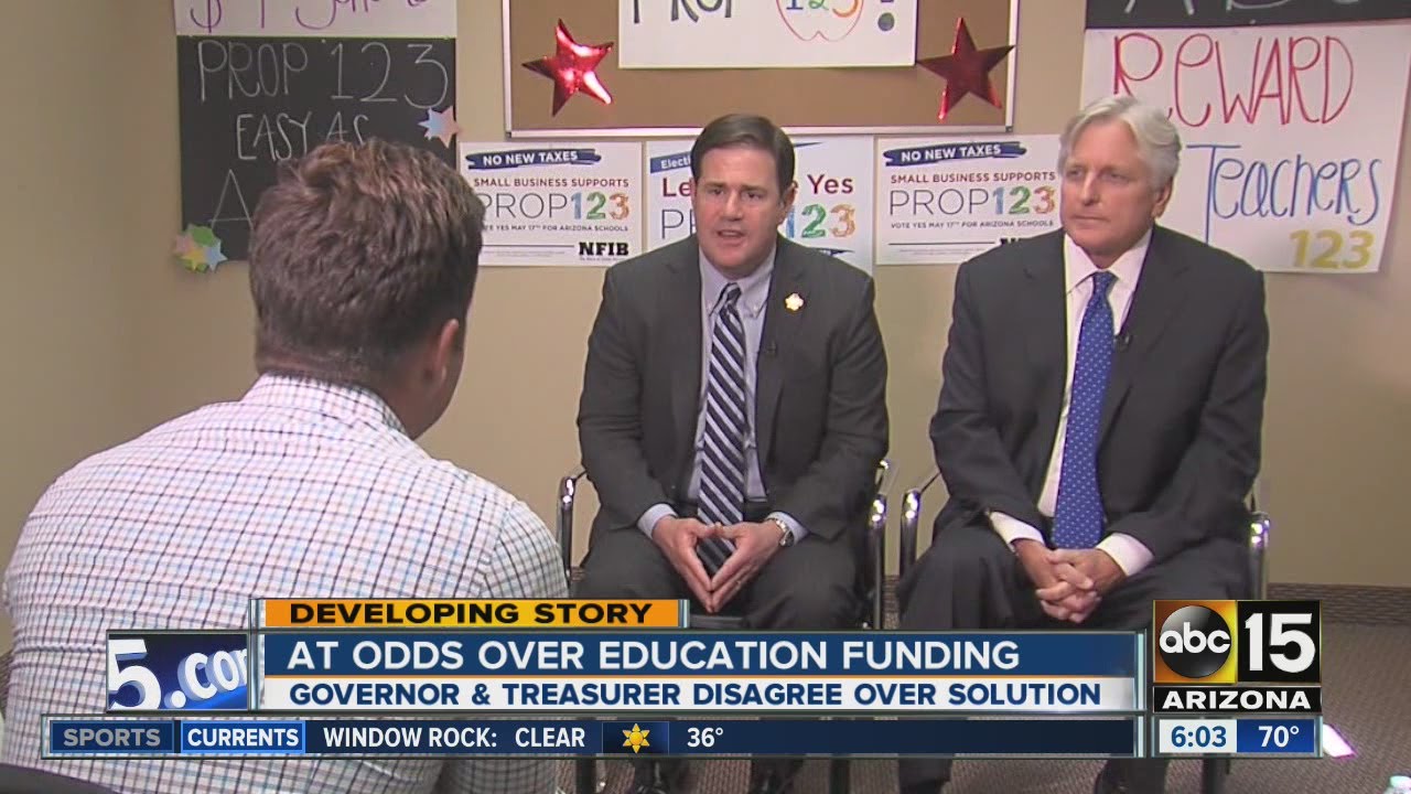 Ducey and DuVal talk Prop 123 with ABC15