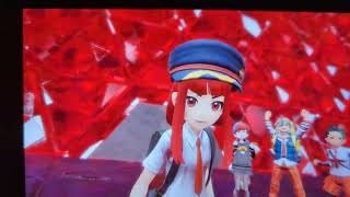 The scarlet Pokemons final form battle