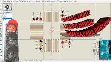 Project Simulasi Traffic Light / Lampu Merah Menggunakan Arduino Uno di Proteus