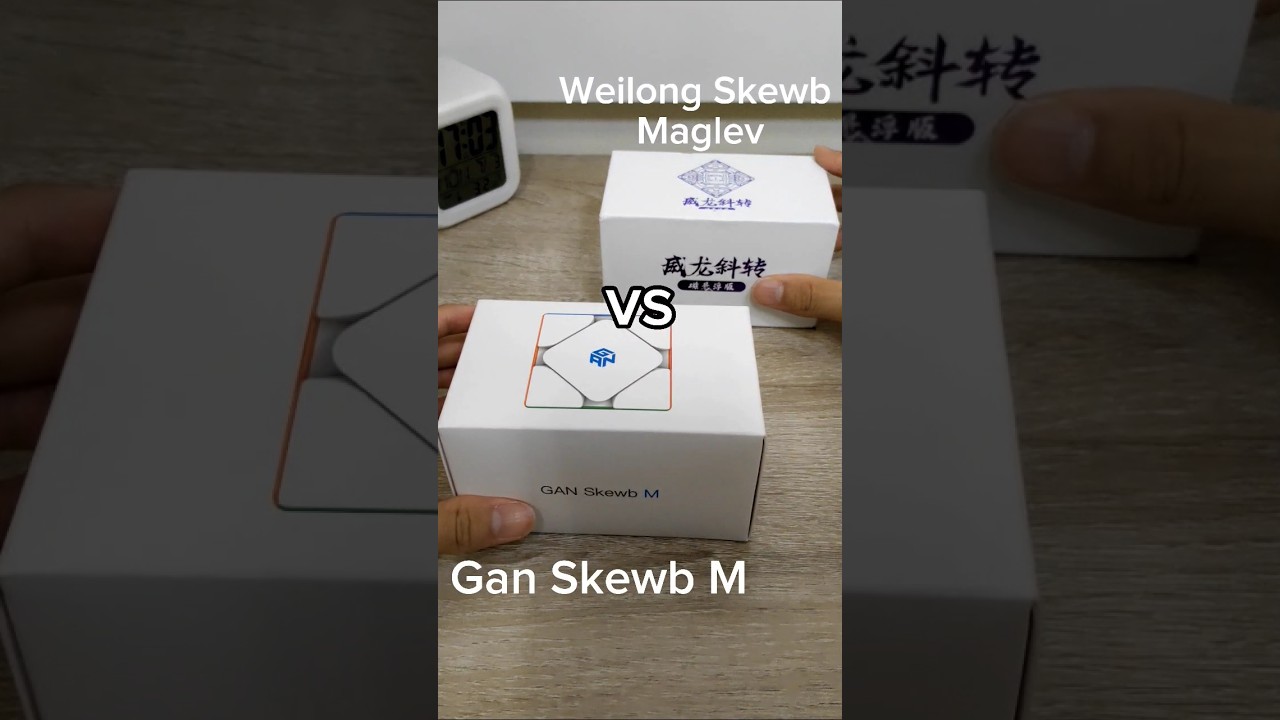 GAN Skewb M vs Moyu Weilong Skewb Maglev which is better?🤔