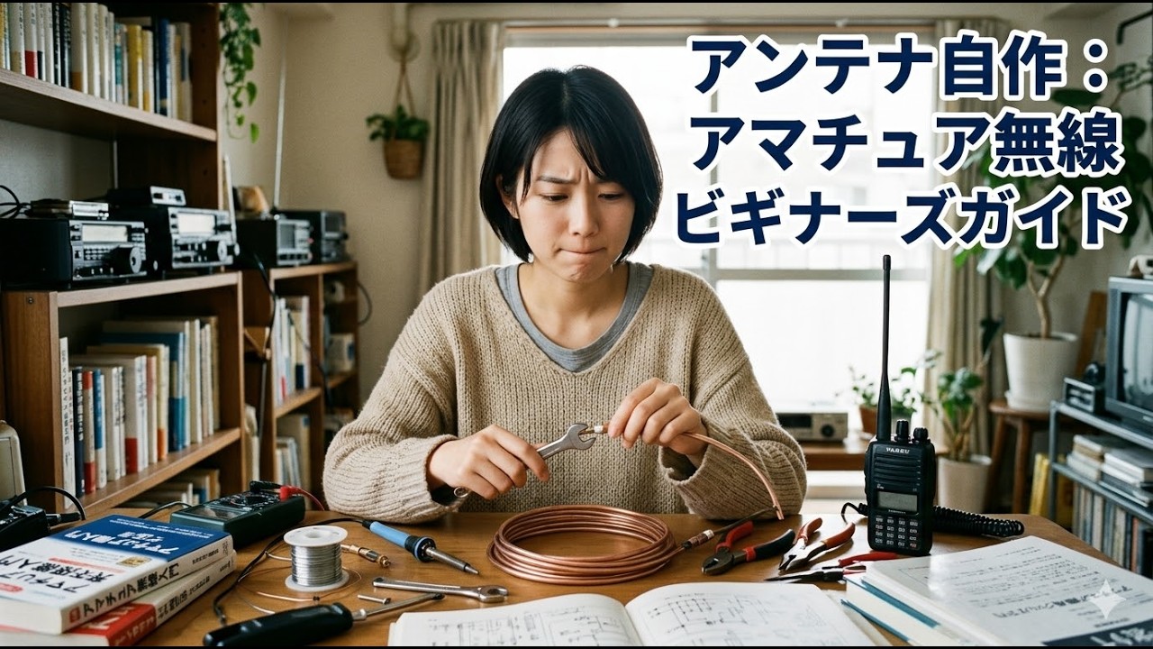 入門ハムシリーズ アンテナと測定器の作り方 アンテナ自作：アマチュア無線ビギナーズガイド - YouTube