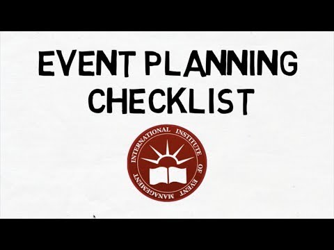 How to Create an Event Planning Checklist