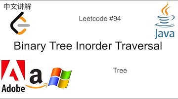 树的中序遍历 Leetcode 94. Binary Tree Inorder Traversal in Java