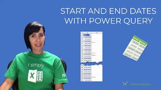 extract start and end dates with power query - 2 ways