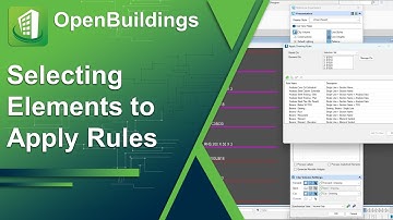OpenBuildings Designer Update 10 | Selecting Elements to Apply Rules