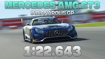Mercedes AMG GT3 | Indianapolis | rFactor 2 | 1:22.643