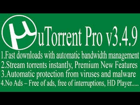 utorrent pro 3.4 9 build 43295 crack