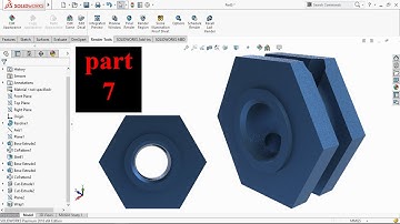 Design Car suspension system part 7 #solidworks #car #design #3d