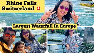 Hindi Vlog2|Rhine Falls Switzerland🇨🇭Boat Ride#rhinefalls#rheinfall  #rhinefallsswitzerland#zurich