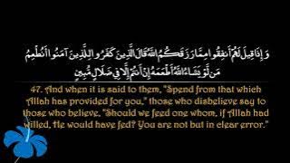 Awesome Quran by Sufyan Qadhi Surah Yaseen Saad al Ghamdi سورة يس
