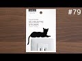 猫のシルエットステッカーを貼ると……SILHOUETTE STICKER CAT. Interior decoration goods