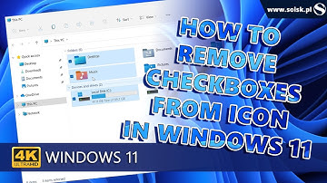 How to remove windows icon checkboxes in Windows 11.