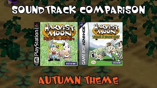 Harvest Moon: Back to Nature vs Friends of Mineral Town - Autumn Theme - Music Comparison