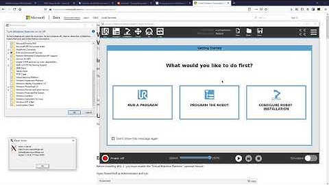 Installing WSL 2 to use with URSim