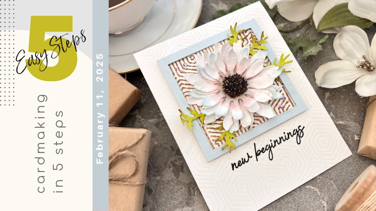 CARDMAKING IN 5 EASY STEPS | Spellbinders - Through the Meadow ...