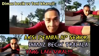 AKSI DIMAZ BECIK SENYUM,KETIKA MEMPERCUNDANGI MUSUH BEBUYUTAN NYA TONI KHANCIL