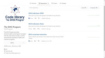 Overview of The DHS Program