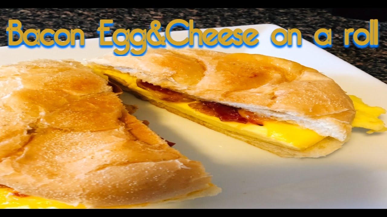 How To Make Bacon Egg & Cheese on a Roll // A New York 