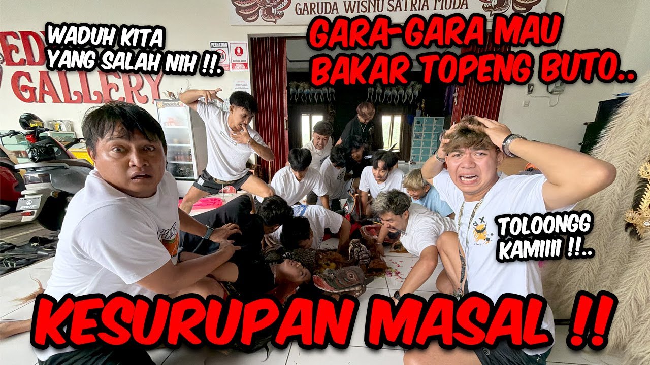KESURUP4N MASAL DI SANGGAR !! Penunggu topeng buto Nemo marah besar