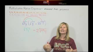 14 7B Multiplication of Radical Expressions monomial times polynomial