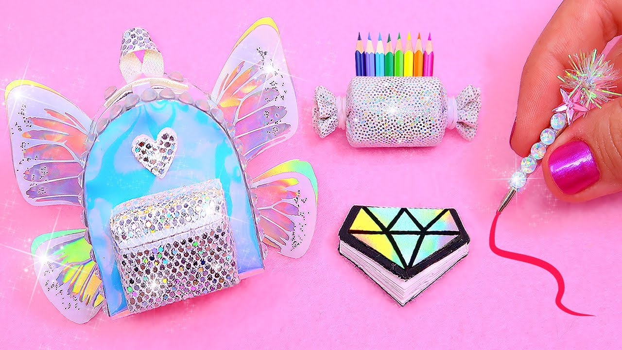 unicorn barbie backpack