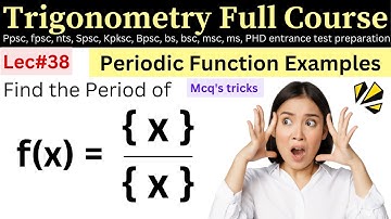 Period of fractional part of the function Lec#38 #ppsc #fpsc #nts #maths #Ms #PhD #afmathe