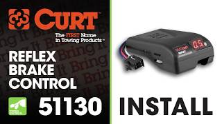 CURT 51130 Reflex Electric Trailer Brake Controller Proportional