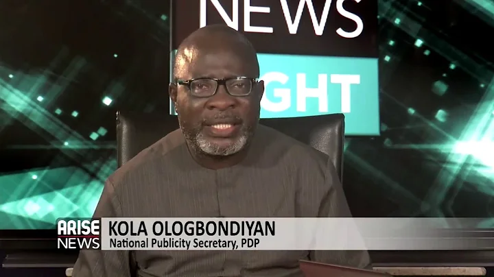 KOLA OLOGBODIYAN, NATIONAL PUBLICITY SECREATRY (PDP) ON GOODLUCK JONATHAN STAYING IN PDP