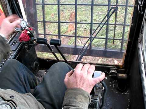 Madill 124 inside the cab