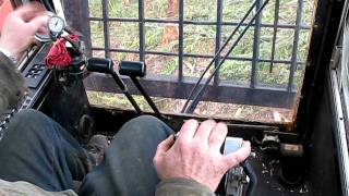Madill 124 inside the cab