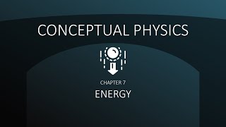 Famous Conceptual Physics: Energy (Chapter 7) Profile