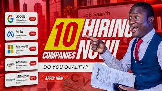10 Companies Hiring Right Now — Check If You Qualify