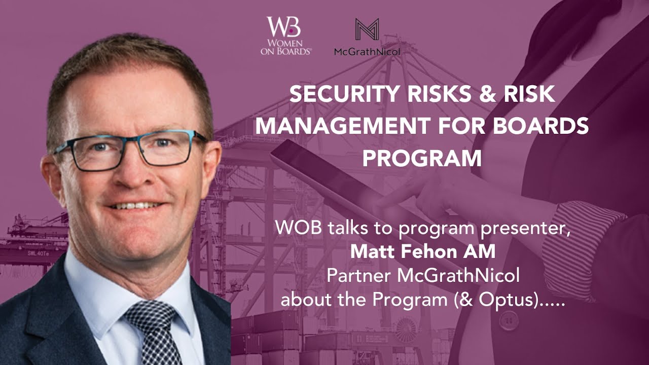 Security Risks for Boards. Are you asking the right questions? - with ...