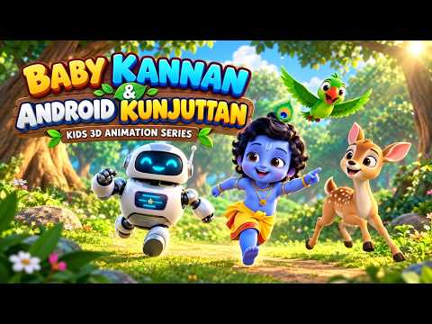 Baby Kannan & Android Kunjuttan š¤š | Kids 3D Animation Series | Fun, Adventure & Friendship