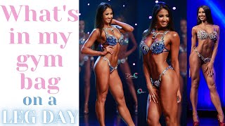 What's In My Gym Bag? Leg Day | Squats, Romanian Deadlifts, Hip Thrusts