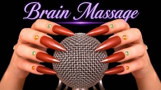 ASMR Brain Massage 🌙 Mic Scratching, Foam Cover, Plastic Wrap, Tapping & More | No Talking