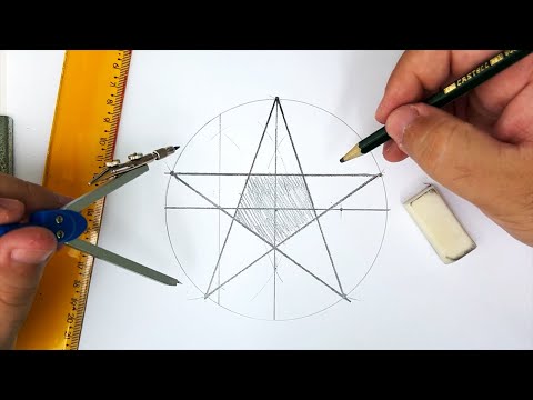 Como desenhar uma estrela usando 5 métodos simples e fáceis